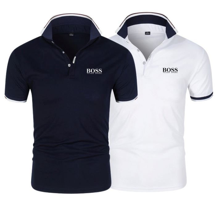 [PAYEZ 1 OBTENEZ 2] Kit 2 Polos Boss Essential - 5 DERNIÈRES UNITÉS D2